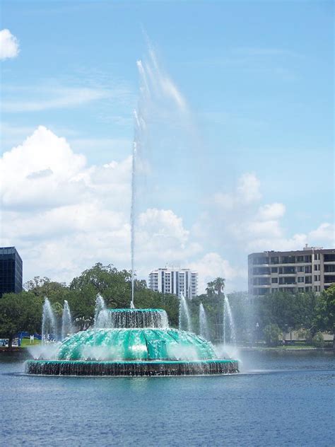 Lake Eola Fountain Photograph by Gary R Photography - Fine Art America