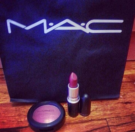 MAC: Blush in Stubborn and Lipstick in Del Rio | Lipstick, Mac lipstick, Mac