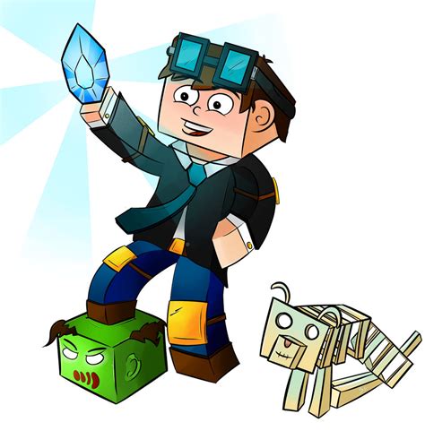 DanTDM Minecraft ARTwork by SerranoYT on DeviantArt