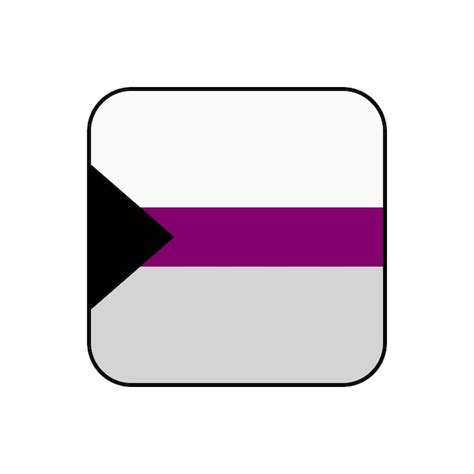 Premium Vector | Vector lgbt flag lgbtq flag demisexual pride flag