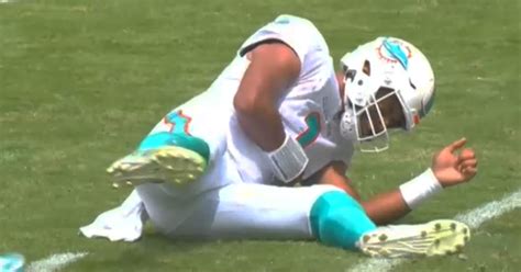 Tua Tagovailoa Carted To Dolphins Locker Room After Taking Huge Hit ...