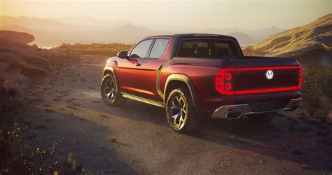 New Atlas Tanoak Pickup Concept Shows Volkswagen Wants America Back - autoevolution