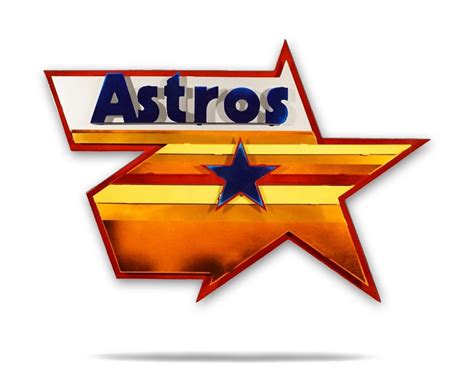 Houston Astros Retro Logo 3D Metal Artwork | Houston astros, Retro logo, Retro