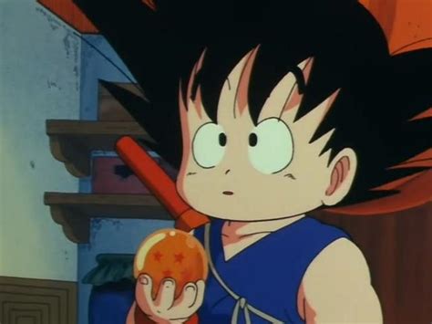 Kid Goku with the 4 star Dragon Ball - Kawaii Anime Photo (35529408 ...