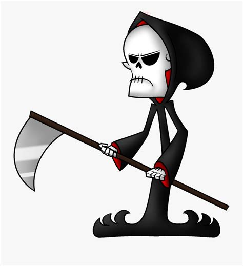 Grim Reaper Clipart Minimalist - Grim Reaper Cartoon Transparent , Free Transparent Clipart ...