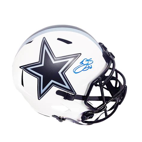 Emmitt Smith Signed Dallas Cowboys Lunar Eclipse Speed Full-Size Repli ...