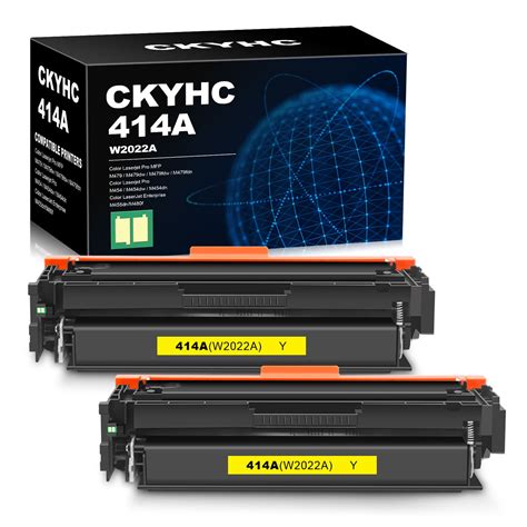 414A Toner Cartridges (with Chip) Replacement for HP 414A W2022A 414X W2022X Compatible with HP ...