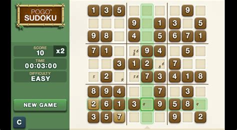 Pogo Sudoku | Free Online Sudoku Puzzle Game | Pogo