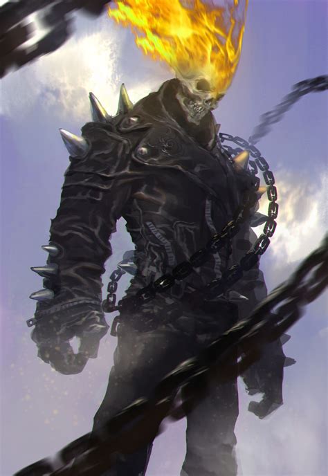 ArtStation - GHOST RIDER, DI Dang | Ghost rider, Ghost rider wallpaper ...