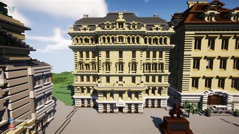 19th Century European styled Bank Building : Minecraftbuilds | Minecraft city, Minecraft ...