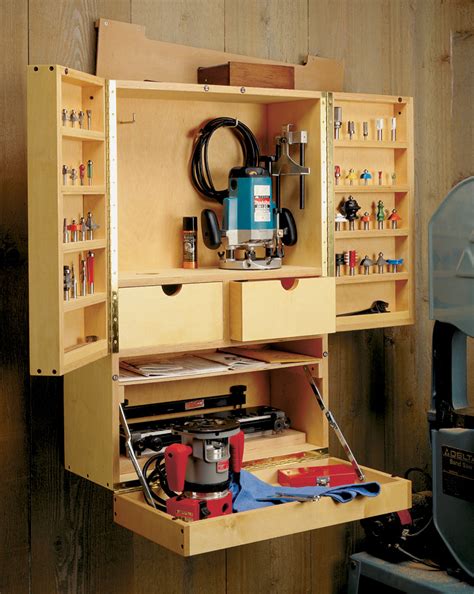 Router Bit Cabinet | Woodworking Project | Woodsmith Plans | Woodworking storage, Woodworking ...