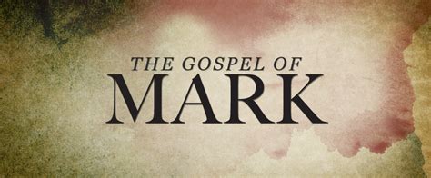 Gospel Of Mark Quotes. QuotesGram