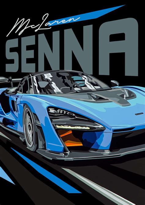 McLaren Senna Poster | The GPBox