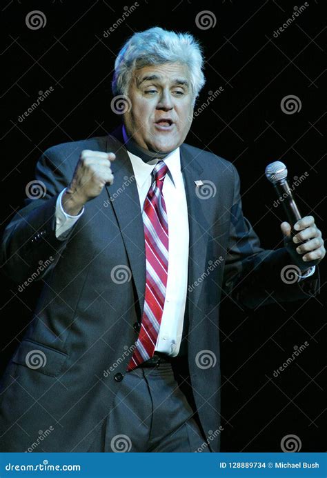 Jay Leno performs stand-up editorial stock image. Image of december - 128889734