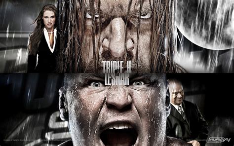 Triple H vs Brock Lesnar - WWE Wallpaper (31758191) - Fanpop