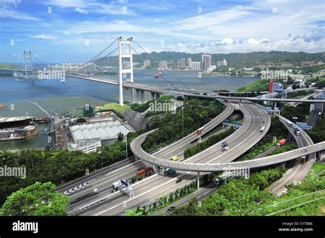 Tsing Ma Bridge Stock Photo - Alamy