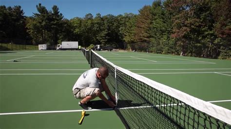 Post Tensioned Concrete Tennis Court Construction - YouTube