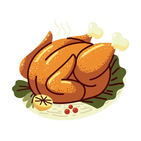 Turkey Dinner Clip Art