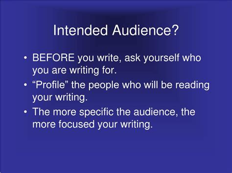 PPT - Writing for an Audience: PowerPoint Presentation, free download ...