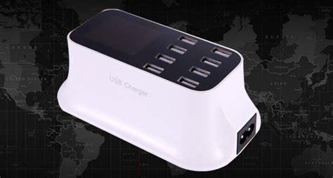 Smart 8-Port USB Charger - Charge Faster and Smarter – GizModern