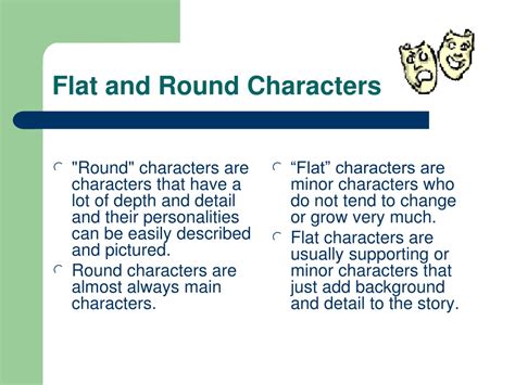 What is the difference between a flat and round character - zoqabw