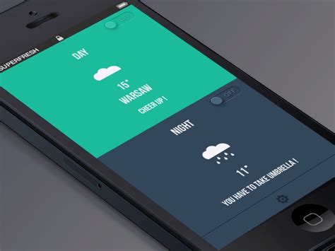 weather app - slide GIF by Paweł Pniewski via Dribbbs Web Design, App ...