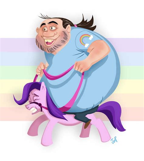 brony riding a pony by MrOzer on DeviantArt