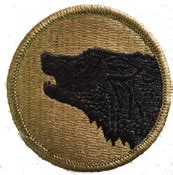 104th Training Division multicam shoulder sleeve patches are sold one per pack.