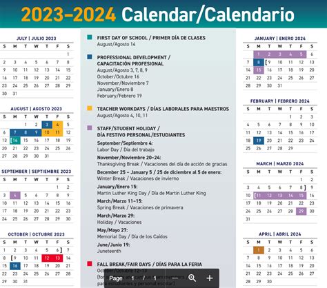 Dallas County School Calendar 2024 - US School Calendar