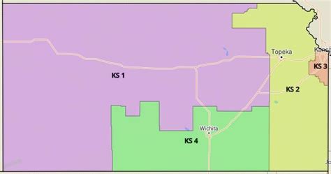 kansas-congressional-districts-map - Shawnee County Democrats