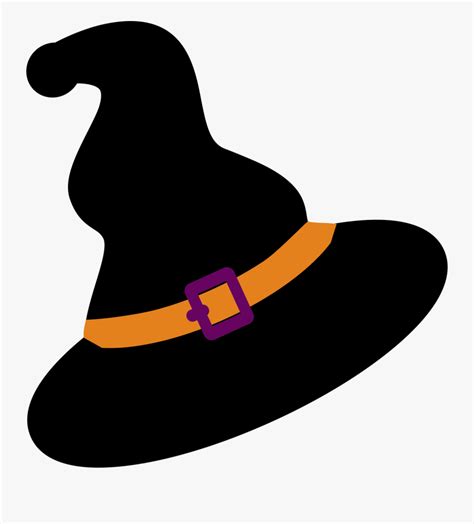 Witch Hat Svg Cut File - Vector Witch Hat Silhouette , Free Transparent Clipart - ClipartKey