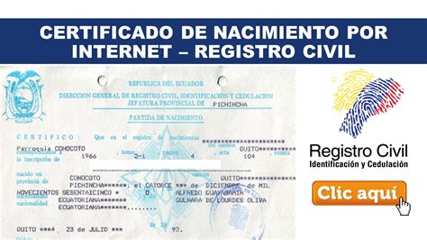 Cómo imprimir Partida de Nacimiento - consultasEC