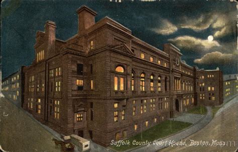 Suffolk County Court House Boston, MA Postcard