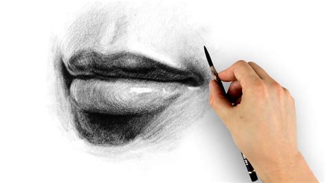 How to Draw Lips - Step by Step - YouTube
