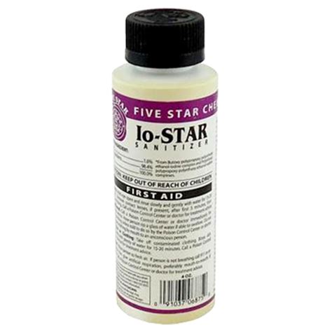 Five Star IO-Star Iodophor Sanitizer, 4oz - Olive Wood Brewing & Craft Co