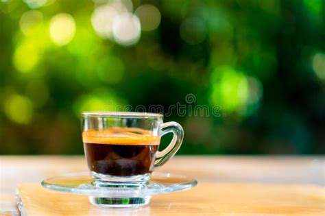 Black Coffee or Americano on Table with Film Vintage Tone Background Stock Photo - Image of food ...