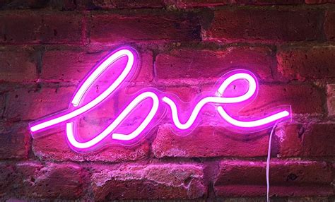 LED Neon Pink “Love” Wall Sign | Best Cheap Home Decor | POPSUGAR Home Photo 46