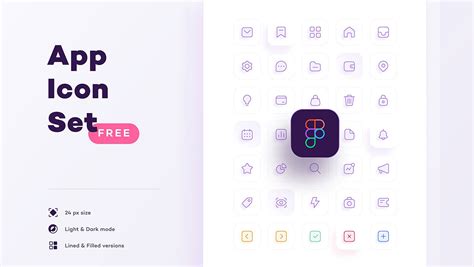 Free Free Figma App Icon Set - Free Figma Template s