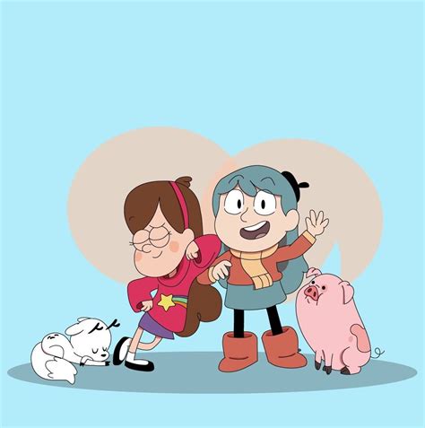 Hilda and Mabel, Davi Braz on ArtStation at https://www.artstation.com/artwork/w8JQrO | Cartoon ...