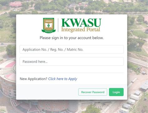 KWASU Admission Portal | Kwara State University- Apply Now