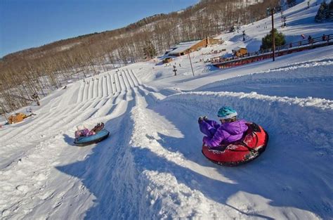 Winterplace Ski Resort Is The Biggest Snow Tubing Park In West Virginia