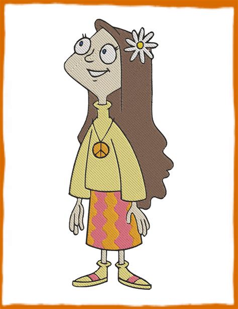 Jenny Brown Phineas and Ferb Fill Embroidery Design Instant - Etsy UK