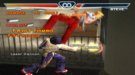 Tekken 4 Infinite Wall Combos - YouTube