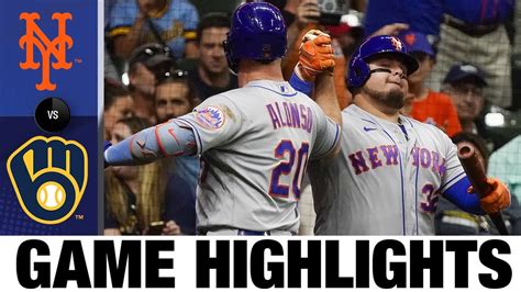 Mets vs. Brewers Game Highlights (9/19/22) | MLB Highlights - YouTube