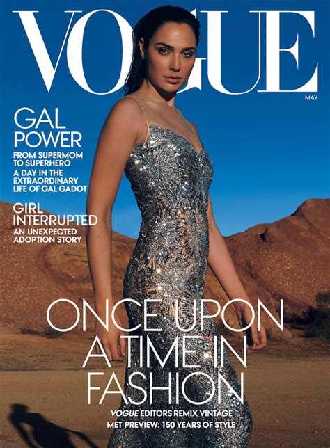 GAL GADOT in Vogue Magazine, May 2020 – HawtCelebs