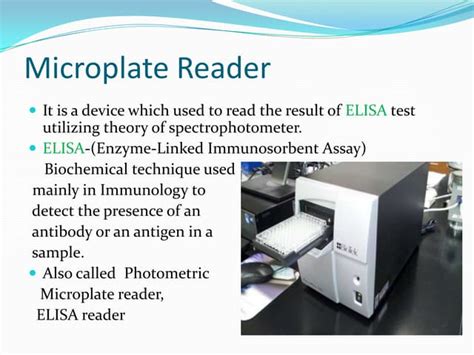 Microplate Reader | PPT