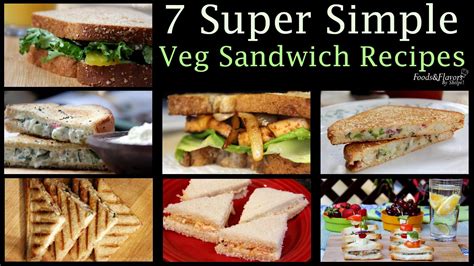 Veg Sandwich Recipes | Healthy Evening Snacks Easy Breakfast Recipes & Kids lunch Box snacks ...