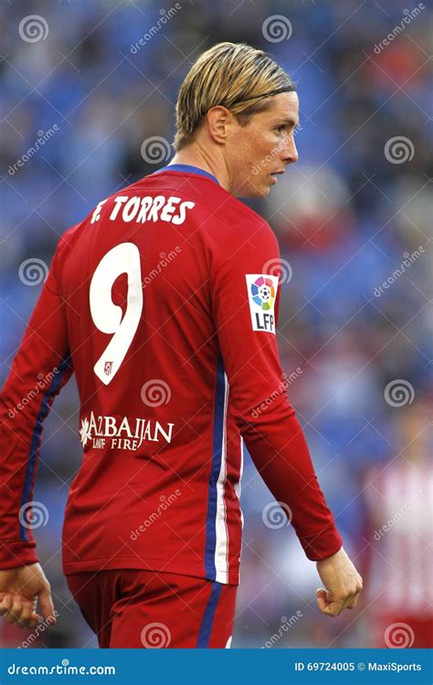 Fernando Torres of Atletico Madrid Editorial Image - Image of ball ...