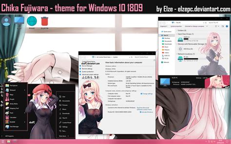 [Windows 10 Anime Theme] Chika Fujiwara by Elze by ElzePC on DeviantArt