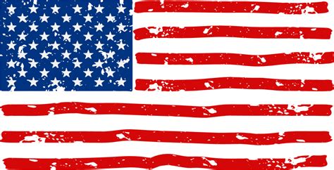 distressed american USA flag , 4th of july - free svg file for members - SVG Heart